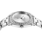 Trnda Women's Silver Stainless Steel Watch, Unique Dial | Trn35ss
